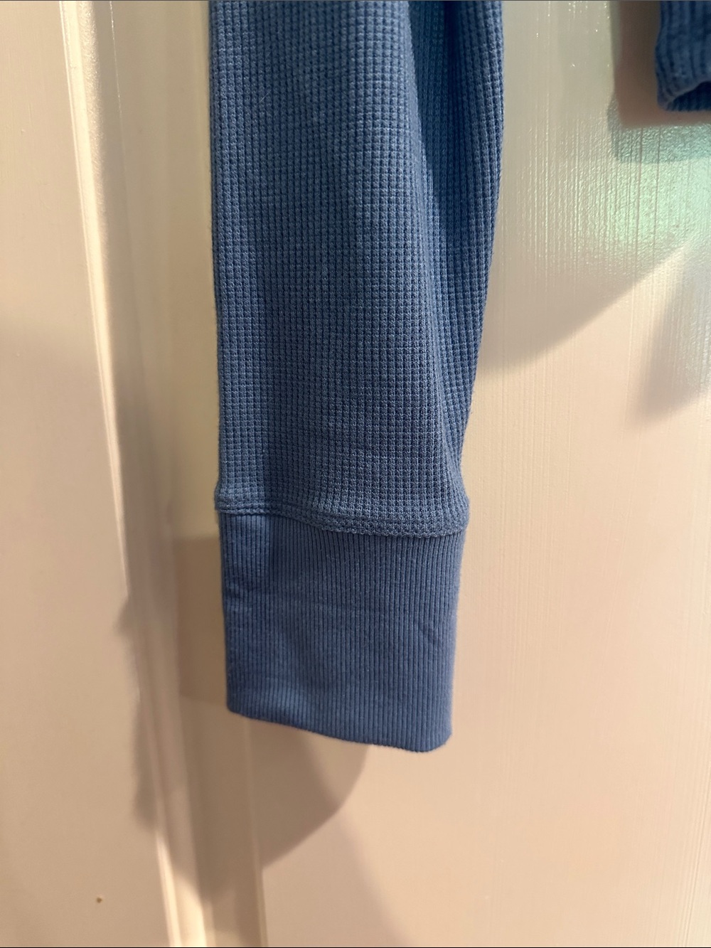 American Eagle Slate Blue Ribbed Turtleneck - Picture 2 of 7